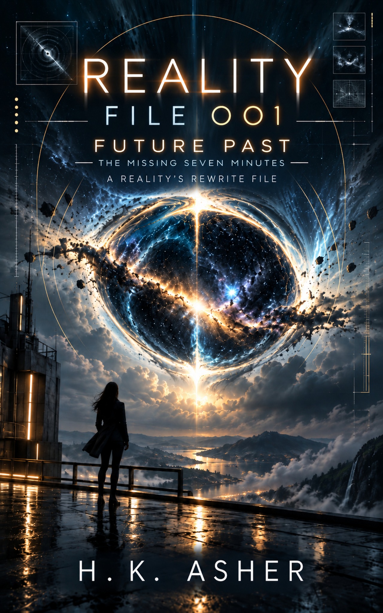 Cover of Reality File 001: Future Past — The Missing Seven Minutes, by H. K. Asher